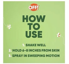OFF! Deep Woods INSECT REPELLENT VII Liquid Spray For Mosquitos, Ticks, Etc 6 oz