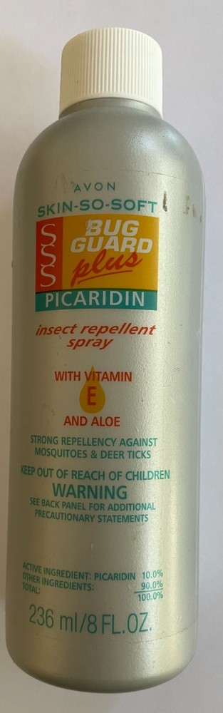 Avon Skin So Soft Bug Guard Plus Picaridin Family Size 8 fl oz with Pump.