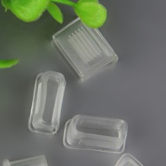 Whistle Grip Clear Cushioned Mouth Grips Outdoor Sports PVC 2.1 X 1.8cm