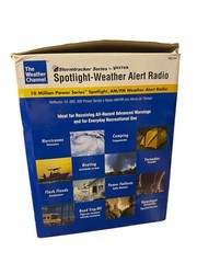 Vector Weather Flashlight 3 Band Radio VEC191 NIB 10,000,000 Power 12VDC Outlet