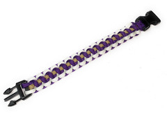 Purple Heart Ribbon Handmade Paracord Bracelet (PB138)
