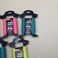 #N16- Tool Bench Hardware PARACORD TEAL 1/8in x 25 ft Lot of 5 New