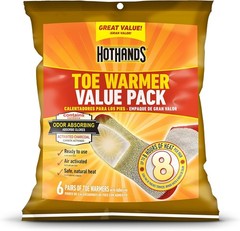 Toe Warmers -Long Lasting Safe Natural Odorless – Up to 8 Hours of Heat-72 Pair