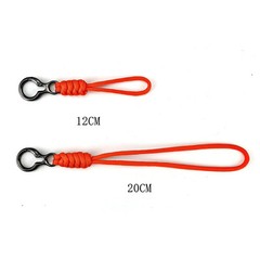 Outdoor Paracord Keychain with Trigger Snap Hook Hand-Woven Survival Camping