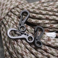 40PC Spring Backpack Clasps Climbing Carabiners Keychain Camping4568