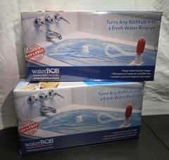 Lot of 2 WaterBOB Bathtub Emergency Water Storage Container Drinking 100gal