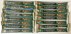 Lot of 16 Blue Cyalume Tactical Lightsticks 6″ Preppers Bug Out Bags 8 HR 08/23