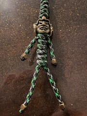 Keychain or knife lanyard. Bag, backpack, jacket zipper pull. Buddhist deities