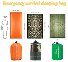 Waterproof Lightweight Thermal Emergency Sleeping Bag Bivy Sack – Survival Blank