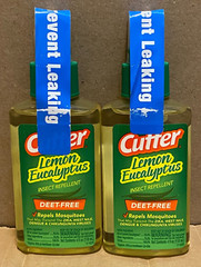 2 NEW Cutter Lemon Eucalyptus Insect Repellent, Pump Spray 4 oz Each, 8 oz Total