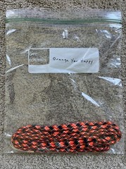 LOT OF 8 ORANGE / CORAL 550 7 Strand Paracord BLACK WHITE GREEN PINK YELLOW USA