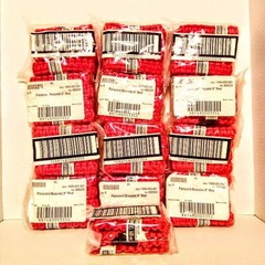 Everbuilt 550 Paracord 7 Strand Large Red Survival Bracelets – Lot Of 104 – New