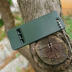 Adjustable Length Survival Pennywhistle Outdoor Safety Suitable for Hiking