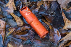 Exotac titanLIGHT Refillable Lighter Leak/Waterproof Replaceable Flint Orange