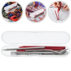 Knitting Needle Set Hosiery Loom Needles Lace Weaving Travel Work Hand Sewing