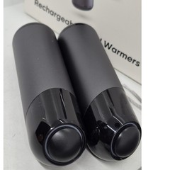 U-miss Rechargeable Hand Warmers 2 Pack Black Portable Power Bank Heat Therapy