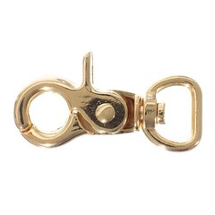 Swivel Lobster Claw – Gold, ½ Inch Clasps with 360 Degree Rotation Provides N…