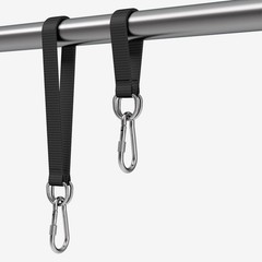 Reliable Tree Swing Straps with Hook Ring Pack of 5 for Gym and Outdoor Use