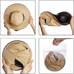 2 Pack Mosquito Head Net Hat Sun Hat Garden Bug Hat with Hidden Net Mesh for …