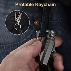 Permanent Match Infinity Lighter w/ Multitool Keychain 2 in 1 Lighter Pipe Metal