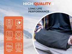 Thermalstep Electric Heated Hand Warmer Pouch Portable Up To 200F Heat Ideal