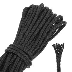 Black 1000lb 2.6mm Diameter 30Ft Fishing Line Wind Chime String Kite Line