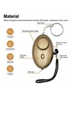 2Pack Safe Sound Personal Alarm Keychain With LED Light, 140DB Emergency