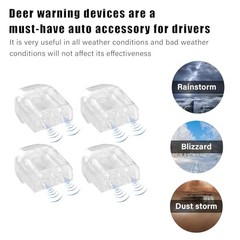 4PCS White Deer Whistles for Car, Automotive – Save a Deer Whistles to 4 PCS