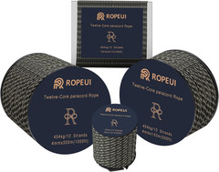 1000Lb Paracord, 5/32″ (4Mm) 12 Strand Nylon Tactical Parachute Cord, 100Ft–1000