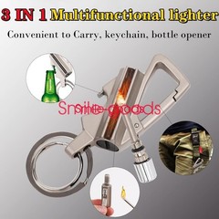 3 in 1 Outdoor Portable Permanent Match Lighter Striker Fire Starter Survival
