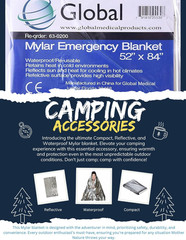 Emergency Mylar Thermal Blankets – 12 Pack | Survival Space Fire Blankets for Ou