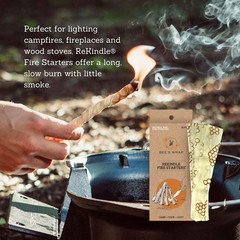 Rekindle Fire Starters Made In The Usa Natural Beeswax Fire Starters For Campfir