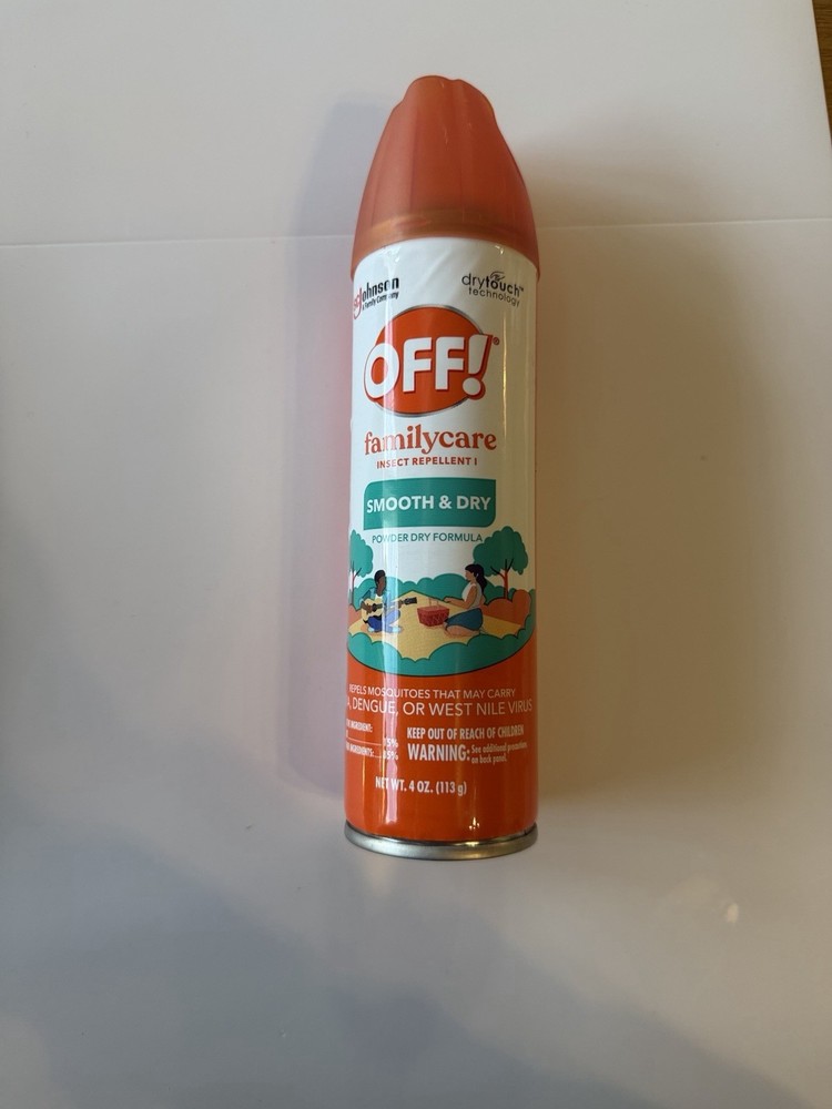OFF! FamilyCare Smooth & Dry Mosquito Repellent Aerosol Spray 4oz