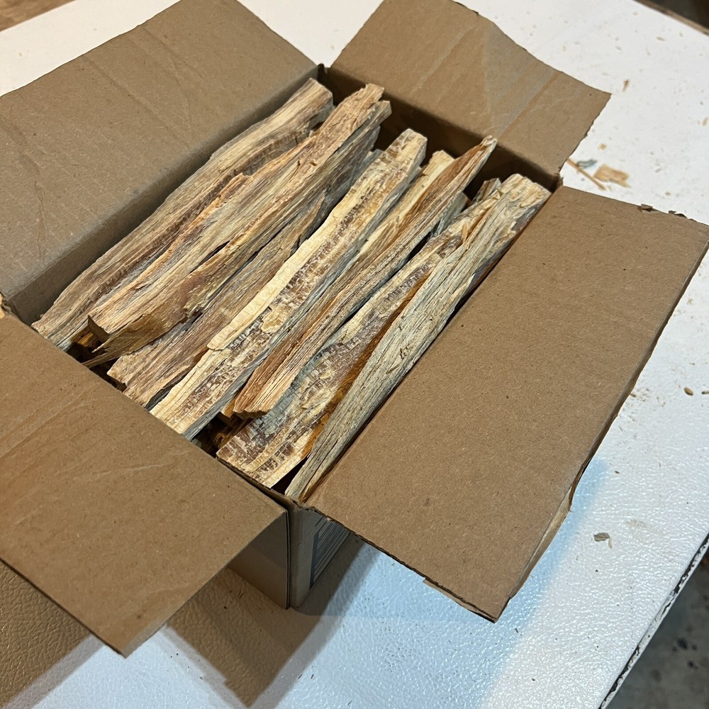 50 Pack FIRE STARTERS 100% NATURAL ULTRA DENSE RESONATED CALIFORNIA LIVE OAK