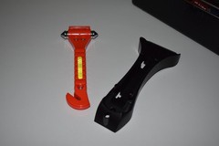 Lot of Two Car-Fire-Safety Emergency Hammer Window Breaker Seat Belt Cutter Tool
