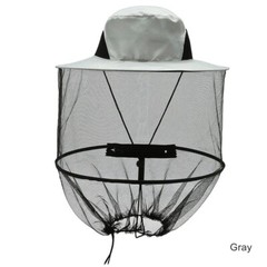 Mosquito Fly Head Net Mesh Hat Bee Insect Bug Mozzie Protector Outdoor Fishing