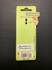 Munkees Aluminum Keychain Emergency Whistle Assorted Colors – 3385