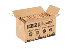 40 Lbs Fatwood Fire Starter Sticks Natural Kindling Firewood for Campfire,Grill