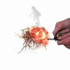 1-5PCS Huge 1/2″x5 inch EDC Ferro Rod / Fire Starter Ferrocerium Flint Survival