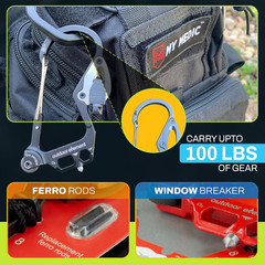 Fire Escape, Emergency Escape Tool, Seatbelt Cutter, Window Breaker, Multi Tool,