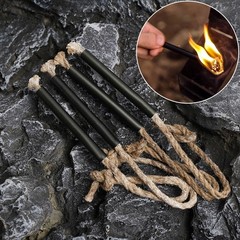 4x 30cm Beeswax Rope Outdoor Camping Picnic Barbecue Igniter Fire Rope Handheld