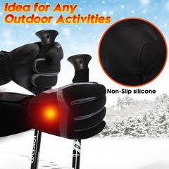 Ifwater Heated Gloves For Men Women Heated Gloves Camping Arthritis Hands Warm