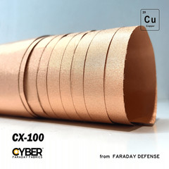 Faraday Cyber CX 100 Fabric EMF RF Shielding 100% Copper Plated 53″x1′