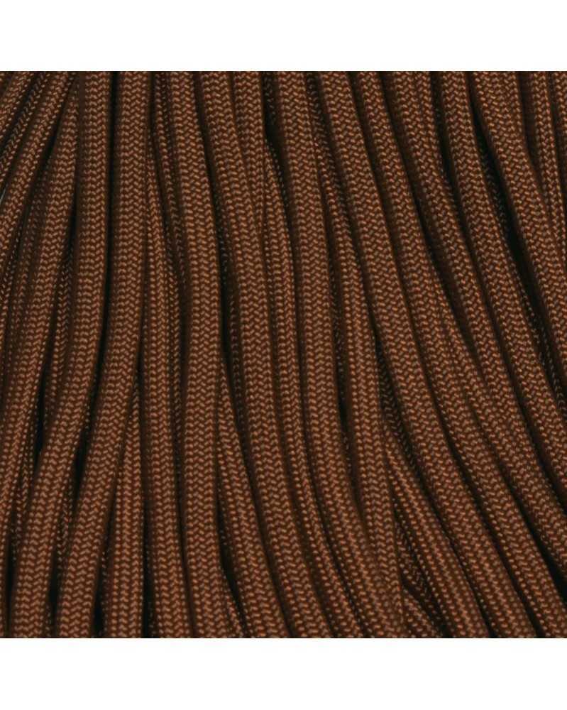 550 Paracord Chocolate Brown 25 FT USA MADE & SELLER same day shipping
