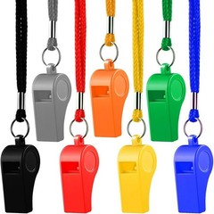 Sports Whistle Set with Lanyards for Coaches & Officials