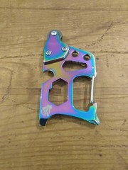 TactiCore Carabiner Style Multitool w/Flint Wheel Fire Starter Camping Survival