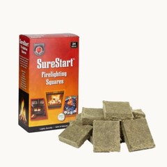Quick Lighting Firelighting Squares for Indoor and Outdoor Use Pack of 24