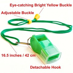 SUYAMI 12 Packs Sports Whistles with Lanyard, for Coaches, Referees and Offic…