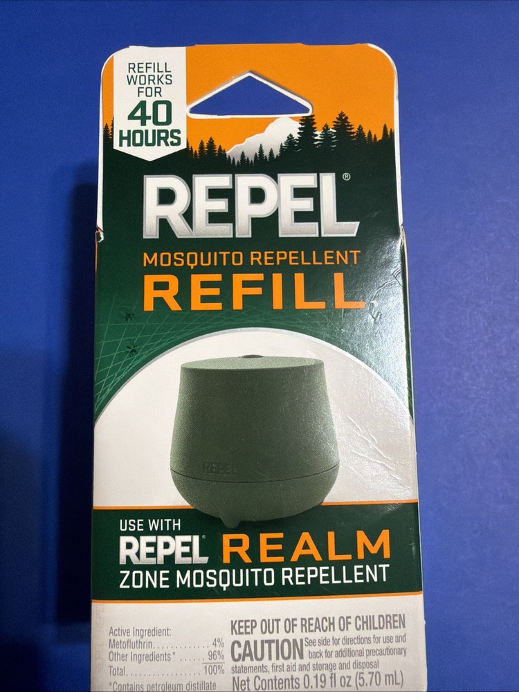 Repel Realm Zone Mosquito Repellent Refill Cartridge, 40 Hour Protection
