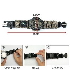 SurvivalMilitary Digital Watch, Outdoor CampingSurvival Watch, Multifunctional Arm…